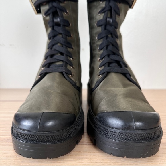 Madison Maison x Palladium Ranger Boot Women Sz 6 Vegan Army RARE 90's $495 - Picture 7 of 16